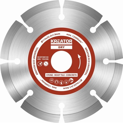Kreator Diamantový kotúčový segment 115mm KRT080100 3 ks
