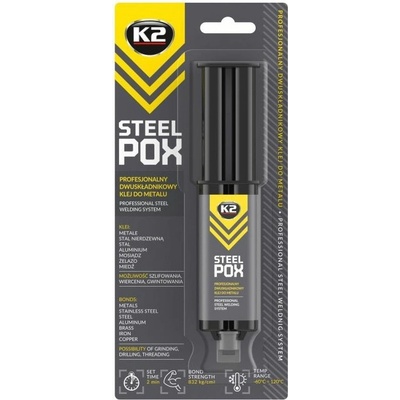 K2 STEELPOX epoxidové lepidlo na kov 25 ml