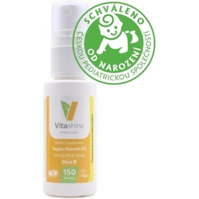 Vegetology Vitamín D3 Vitashine ve spreji 1000 IU 20 ml