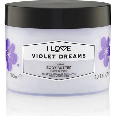 I Love Cosmetics telové maslo Violet Dreams 300 ml