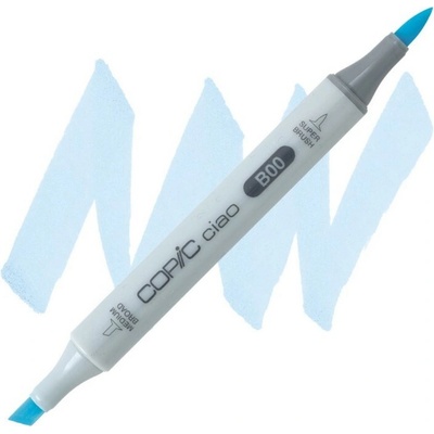 Lihová fixa COPIC Ciao oboustranná Brush & Chisel, Frost blue (B00)