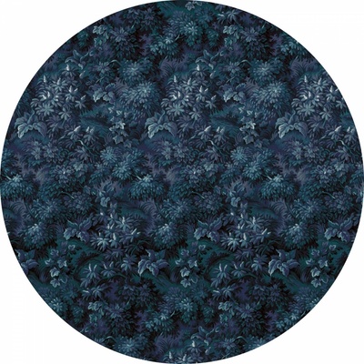 Komar Dots D1-038 Kulatá samolepicí fototapeta Modrá nostalgie průměr ø 125 cm