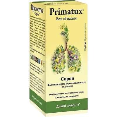 Abo Pharma Primatux Сироп за възрастни, 200 ml, Abo Pharma