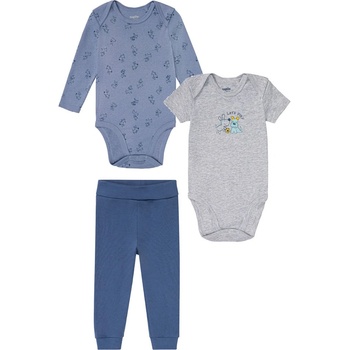 Lupilu Chlapčenská súprava pre bábätká 3-dielna modrá/sivá/námornícka modrá