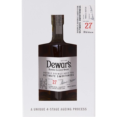 Dewars Double Double 27y 46% 0,5 l (karton)