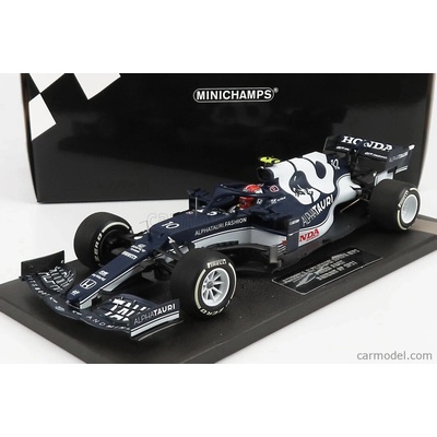 Minichamps Alpha tauri F1 At02 Honda Ra620h Team Alpha Tauri N 10 Bahrain Gp 2021 Pierre Gasly Bílá Modrá 1:18