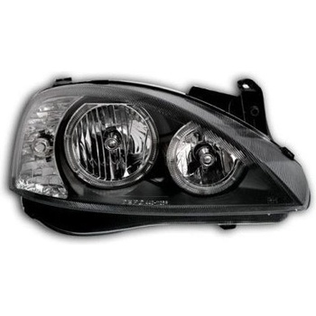 Depo Кристални фарове opel corsa c (2001-2006) - черни