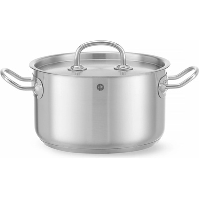 HENDI Stredný hrniec s pokrievkou Kitchen Line, 3,5L, ⌀200x(H)115mm