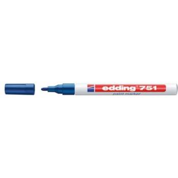 edding Paint маркер Edding 751 Объл връх 1-2 mm Син (703025-07)