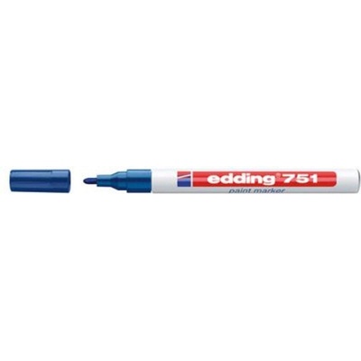 edding Paint маркер Edding 751 Объл връх 1-2 mm Син (703025-07)
