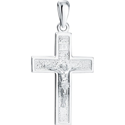 OLIVIE Strieborný prívesok JEŽIŠ NA KRÍŽI 9214
