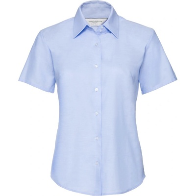 Russell košile Oxford 933F krátký rukáv dámská oxford Modrá