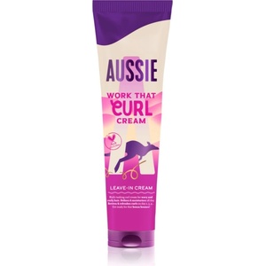 Aussie Bouncy Curls Work That Curl крем без отмиване за чуплива и къдрава коса 160ml