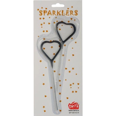 Tarra PRSKAVKY ve tvaru srdce 2 ks 16,5 cm
