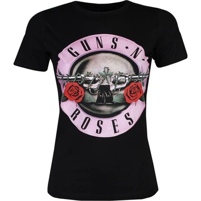 Tričko metal ROCK OFF Guns N' Roses Classic Logo černá – Zboží Mobilmania