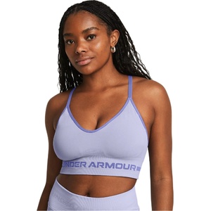 Under Armour Seamless Low Long Sports Bra - Purple