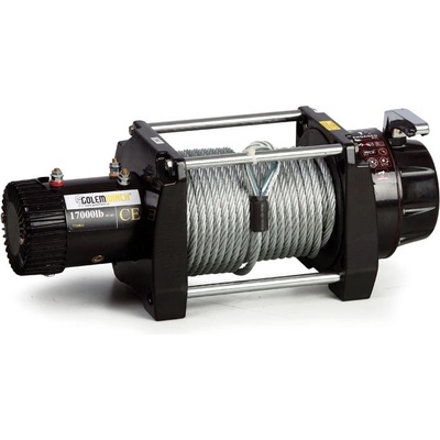 Elektrický lanový navijak 17000 12V - oceľové lano