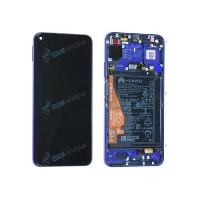 LCD Displej + Dotykové sklo + Přední kryt Honor 20, Nova 5T - originál