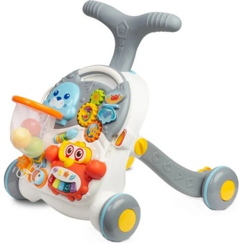 Image 1 of Caretero Toyz Бебешка проходилка 2 в 1 Caretero Toyz - Spark, Grey (TOYZ-20951)