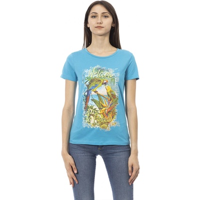 TRUSSARDI Action Дамска тениска TRUSSARDI Action Women T-shirt Turquoise