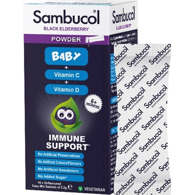 Sambucol Baby Powder bez příchutě 14 sáčků
