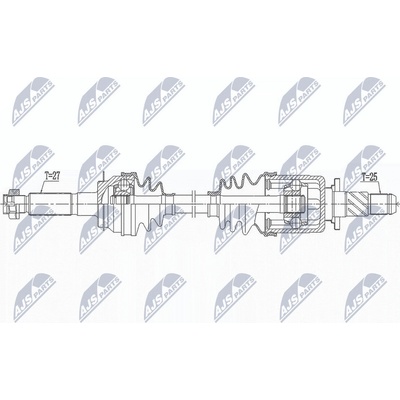 Poloosa, Hnací hřídel SUBARU FORESTER AWD 13- /zadní,levypravy,MTM,ATM/ 28421-SG020 NTY – Zbozi.Blesk.cz