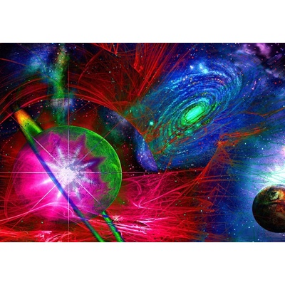 Preinterier FT2285 Fototapeta na stenu Farebný vesmír vlies 104cm x 70cm