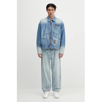 Evisu Дънково яке Evisu Worker Denim w Emboss Kamon в синьо преходен модел 2ESHTM5DJ1038 (2ESHTM5DJ1038)