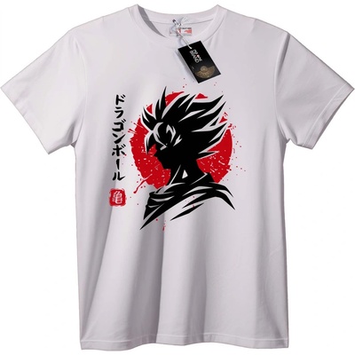 NOONEBRAND Тениска Goku силует Dragon Ball - XS, Black