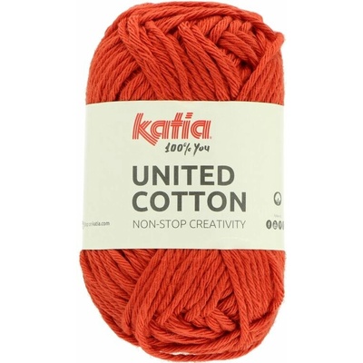 Katia United Cotton Mini ball 04 červená