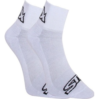 Styx ponožky členkové HK1061 biele s čiernym logom