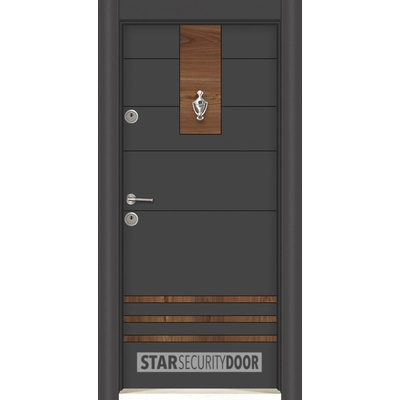 Starsteeldoor Блиндирана врата Lapis L 302 Антрацит сарухан (цена без монтаж)