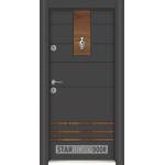 Starsteeldoor Блиндирана врата Lapis L 302 Антрацит сарухан (цена без монтаж)