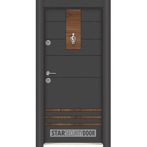 Starsteeldoor Блиндирана врата Lapis L 302 Антрацит сарухан (цена без монтаж)
