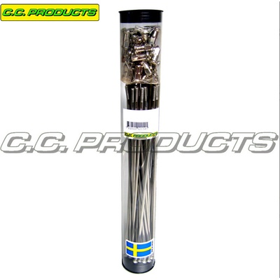 CC špice s niply komplet. 17" zadní TRIUMPH TIGER 800 XCX '10-'20, TIGER 800 XCA '16-'20, TIGER 800 XC '10-'17 (8G/275-32) (OEM: T2016704; T2014404; T2016824) (CC PRODUCTS)