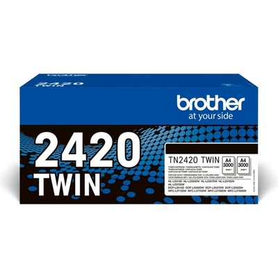 Brother Тонер, Brother TN2420, Двойка с висока капацитет TN2420TWIN (TN2420TWIN)