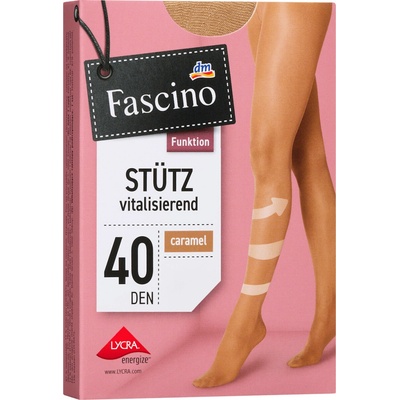 Fascino podpůrné punčochové kalhoty 40 DEN caramel