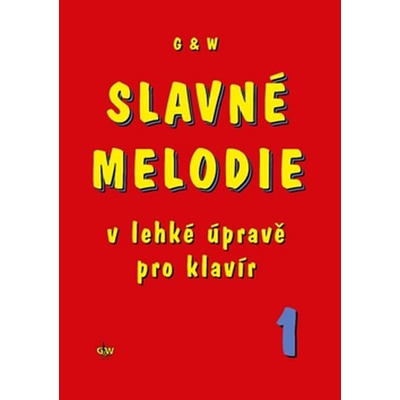 Slavné melodie 1 v jednochuché úpravě pro klavír + CD 1481070