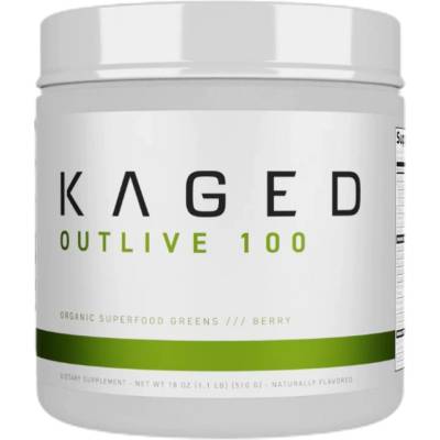 KAGED MUSCLE Outlive 100 | with Greens & Superfoods [510 грама] Горски плодове