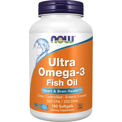 Now Foods Ultra Omega-3 Fish 180 softgel kapsúl