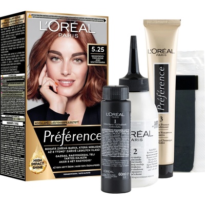 L'Oréal Féria PreferenceAntigua mahagonovo čokoládová 5,25/M2