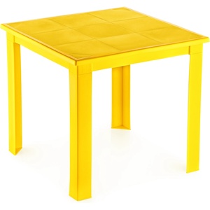 Horecano KIDS-Детска маса 48x48xh40cm ЖЪЛТА (TRN-050-02) (014801)