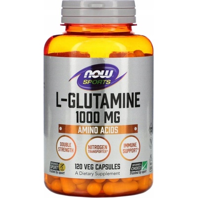 Now Foods L Glutamin Double Strength 1000 mg 120 kapslí