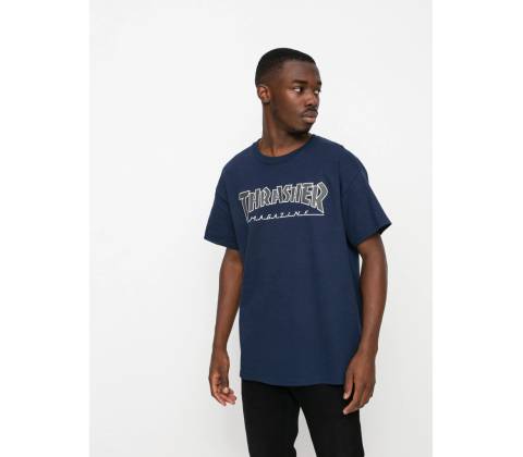 Thrasher Outlined navy black