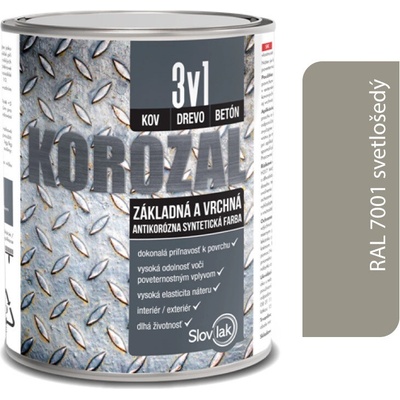 Korozal 3v1 2,5 l svetlosivá