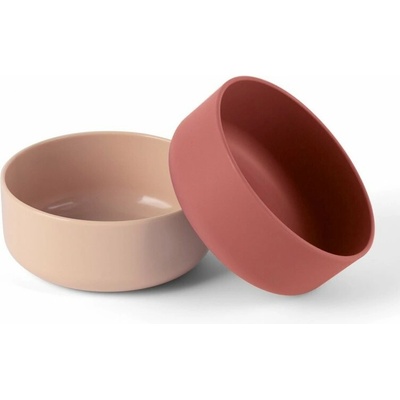 Dantoy Tiny Bio misky Nude Red 2 ks