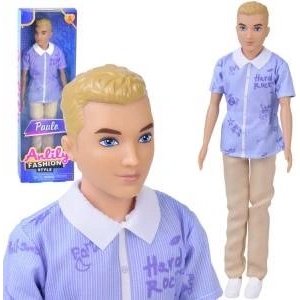 Jokomisiada Anlily Doll boy BLOND Paulo in shirt and light trousers ZA6006 A