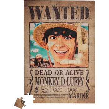 Distrineo Magnetické Puzzle One Piece - Luffy Wanted Poster