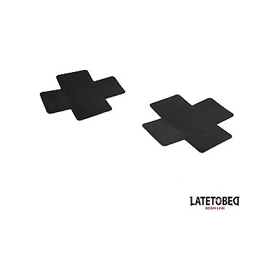 Latetobed BDSM LINE Cross Disposable Nipple Cover, samolepiace krytky bradaviek