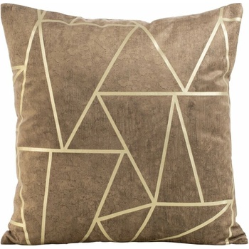 Takoy Zamatová BLINK 29 so zlatou geometrickou potlačou-HF-391070 45 x 45 cm